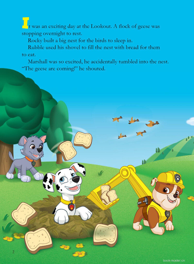 Marshall to the Rescue!绘本故事第3页