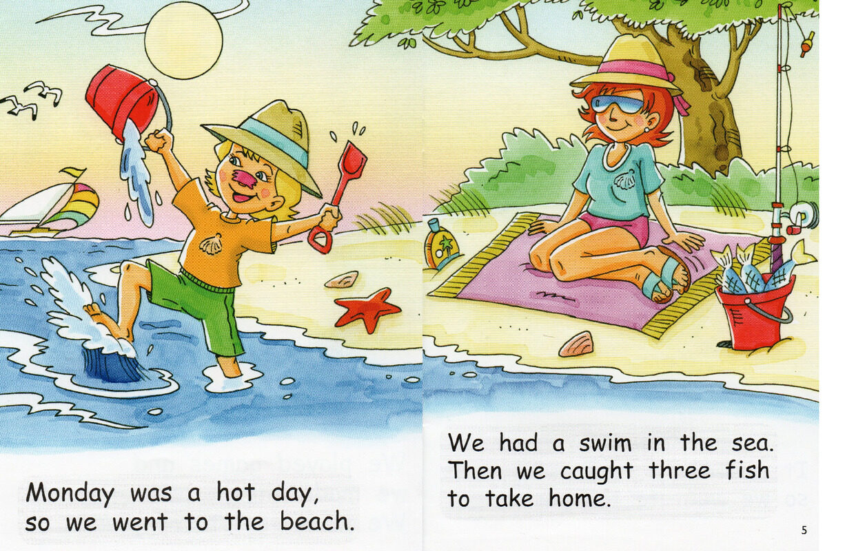 A Week With My Aunt绘本故事第4页