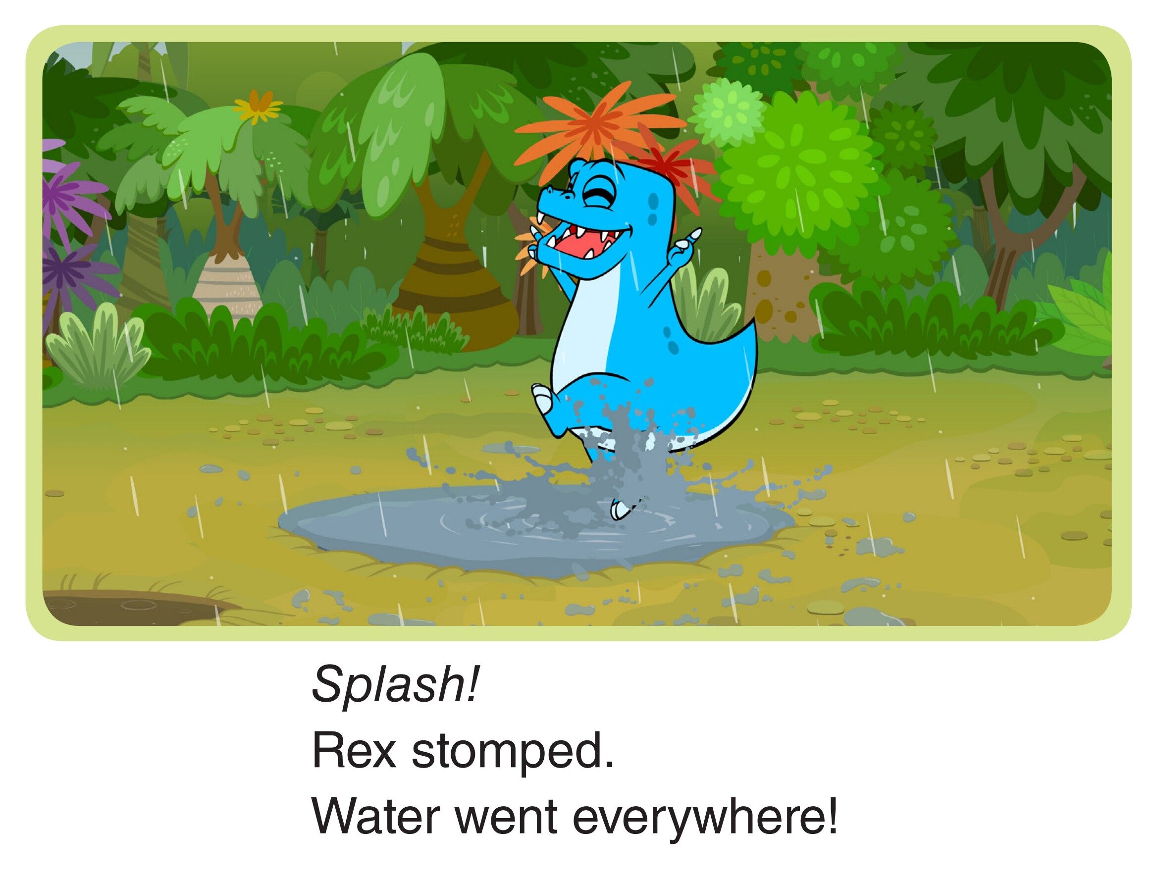 Fun in the Rain绘本故事第5页