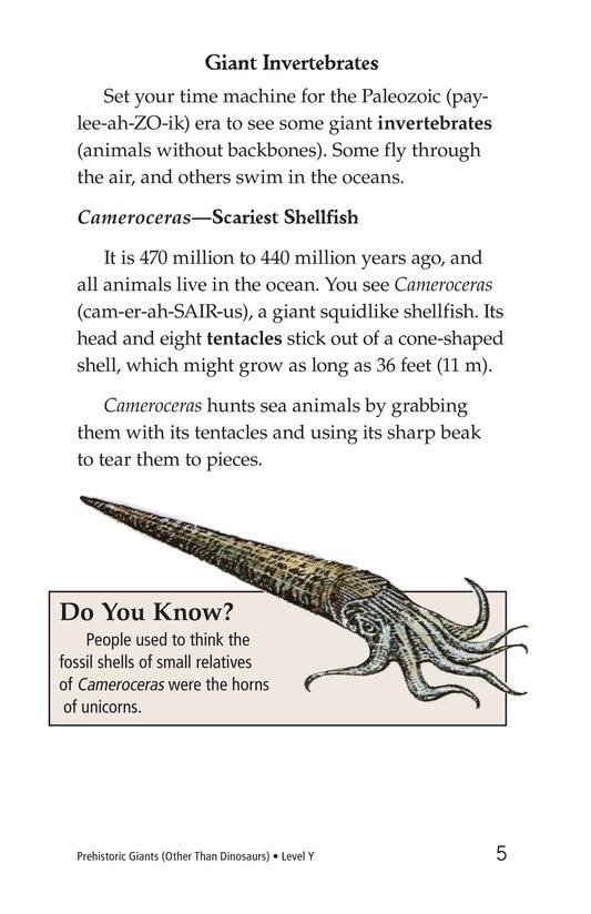 Prehistoric Giants (Other Than Dinosaurs)绘本故事第4页