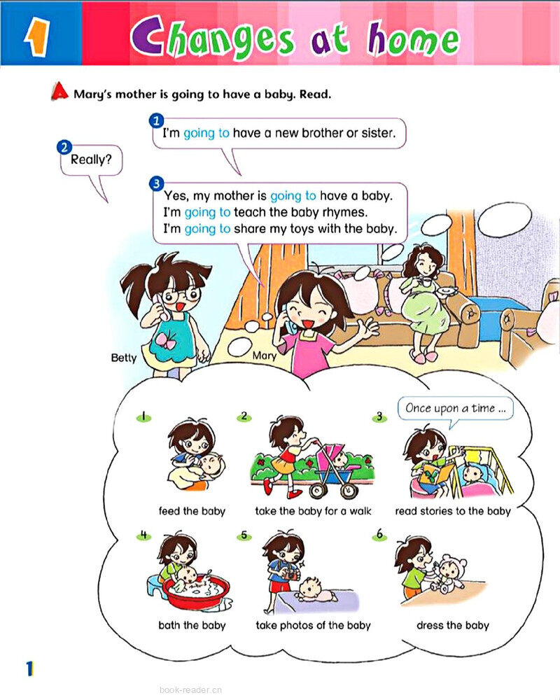 1 Changes at home绘本故事第3页