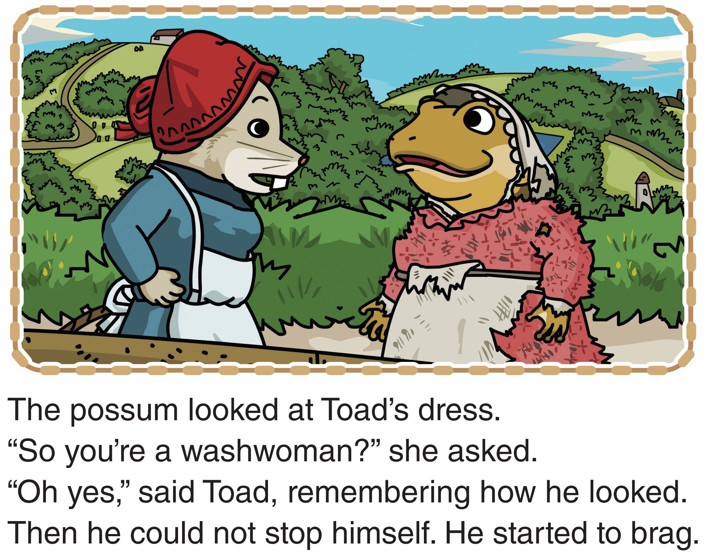 Possum’s Boat绘本故事第4页