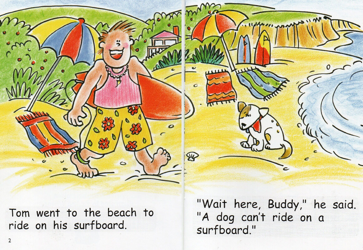 buddy likes to ride绘本故事第3页