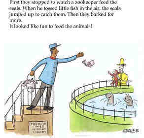 Curious George Feeds the Animals绘本故事第5页