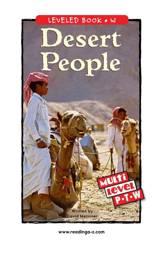 Desert People绘本故事第2页