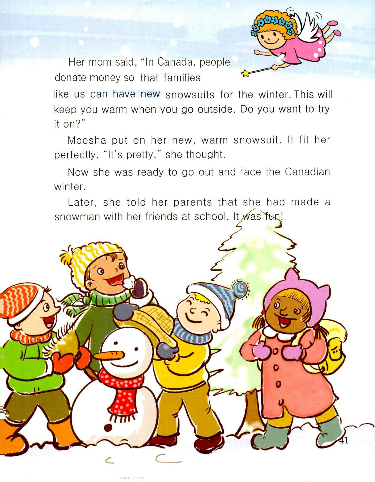 Winter in Canada绘本故事第3页