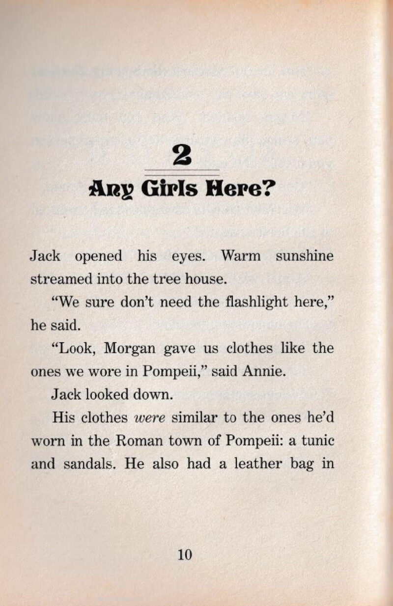 02 Any Girls Here?绘本故事第2页