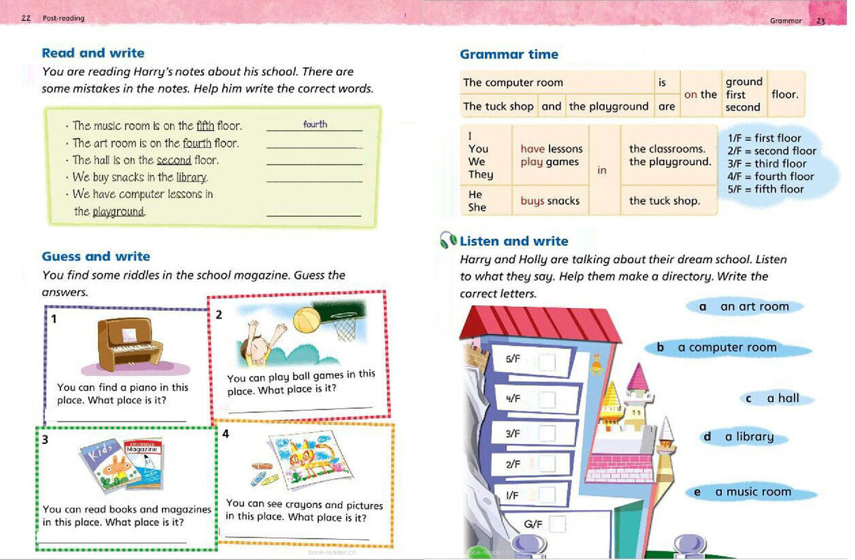 2A Unit 3 Our school绘本故事第4页
