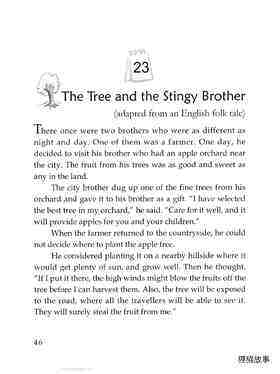 The Tree and the Stingy Brother绘本故事第2页