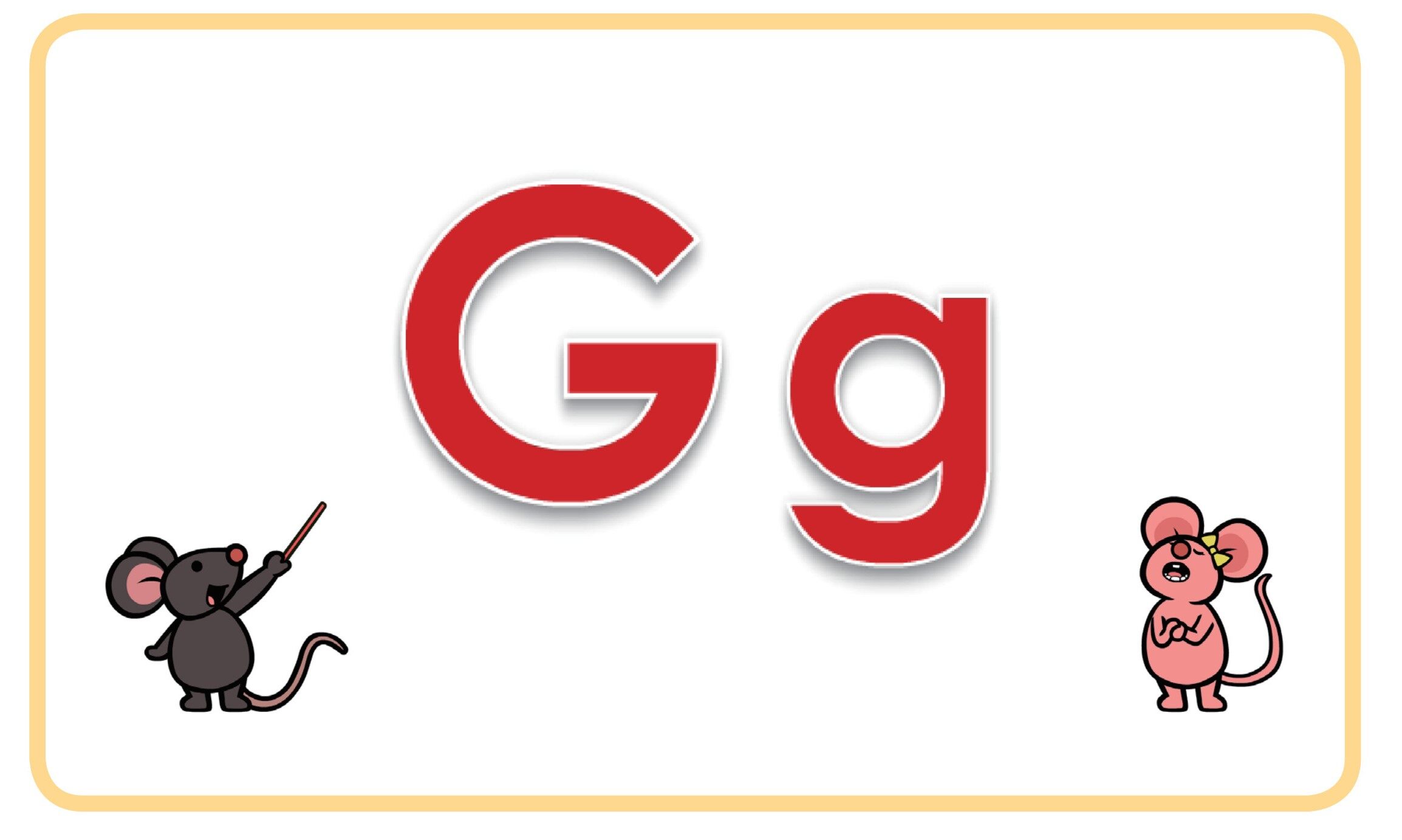 Letter Gg绘本故事第2页