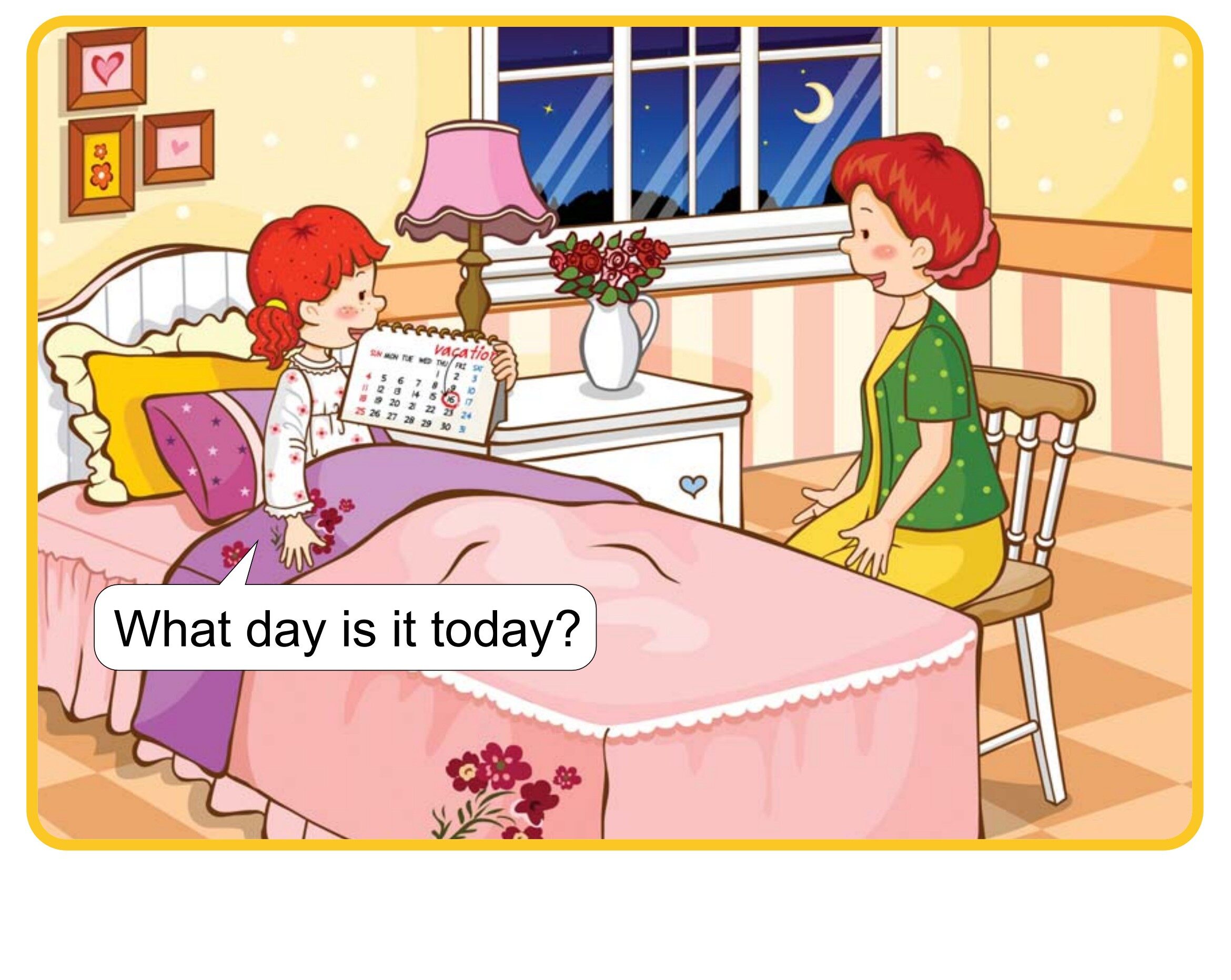 What Day Is It Today?绘本故事第2页