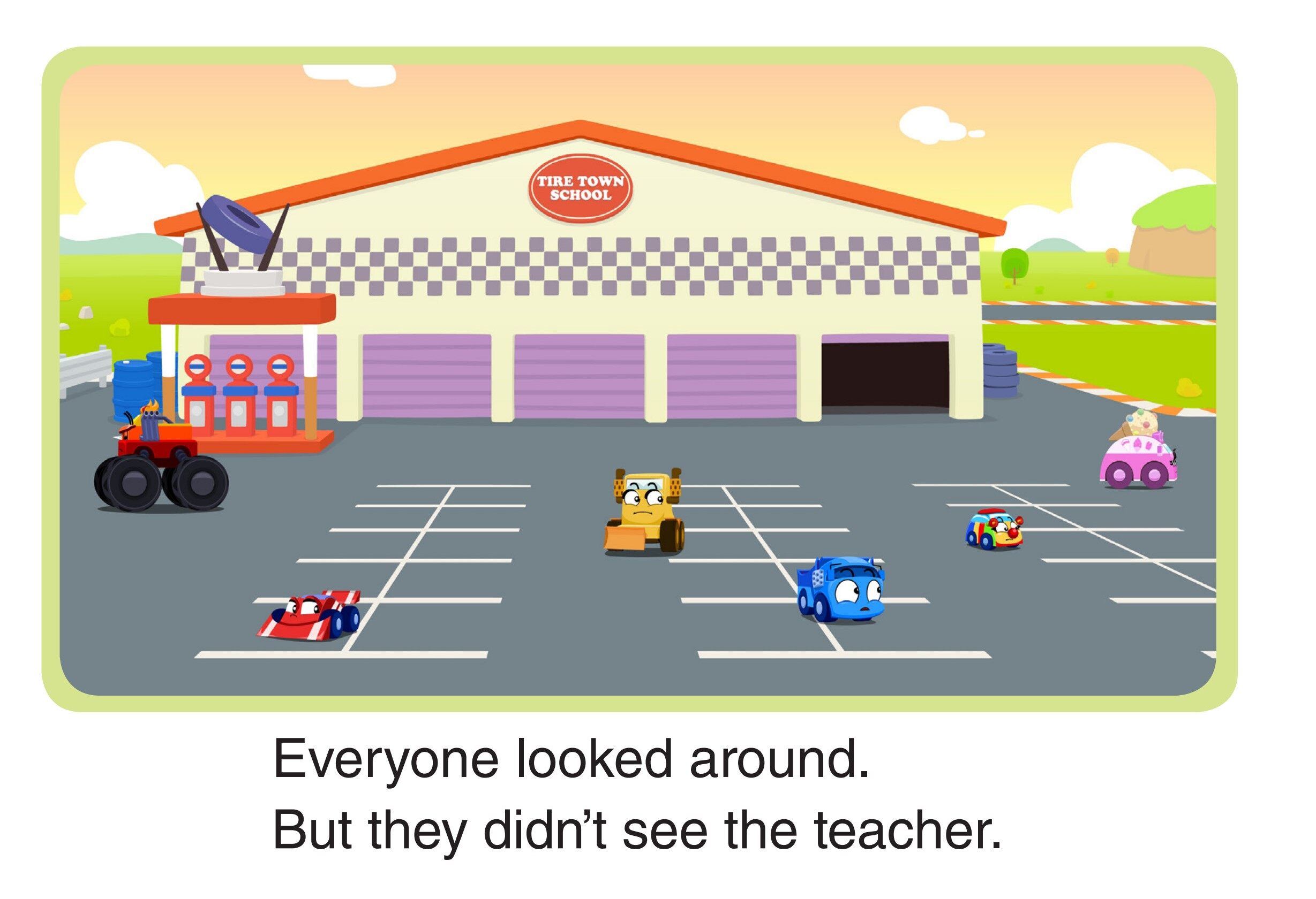 Where Is Mr. Grill？绘本故事第4页