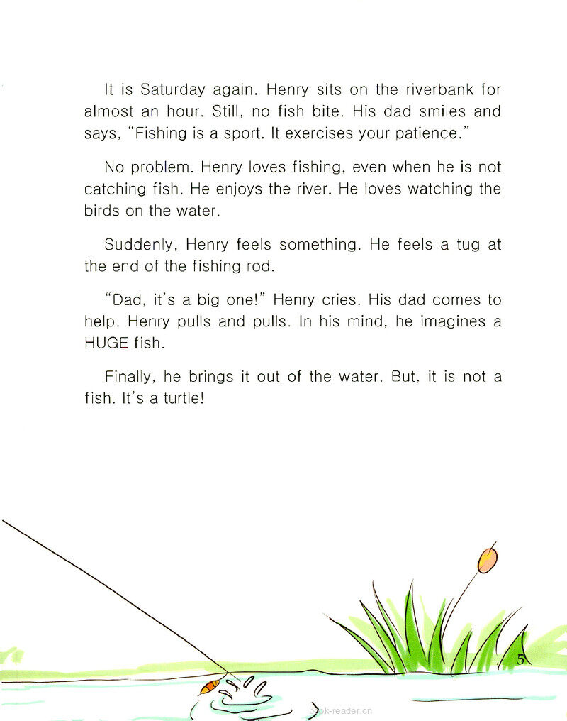A Day of Fishing绘本故事第3页