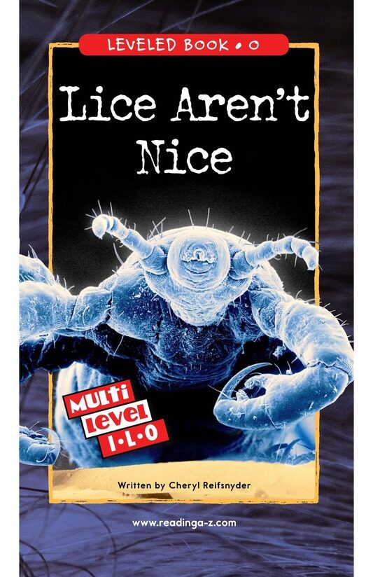 Lice Aren't Nice绘本故事第2页