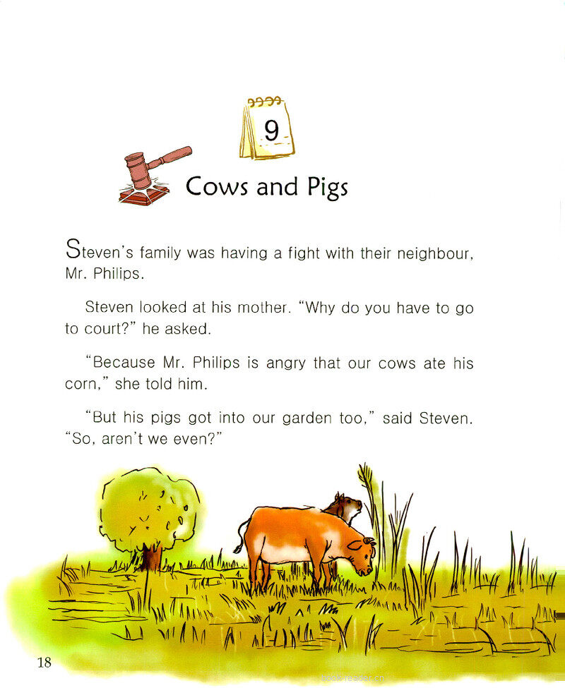 Cows and Pigs绘本故事第2页
