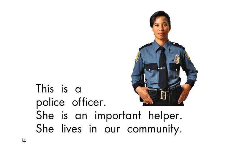 Community Helpers绘本故事第4页