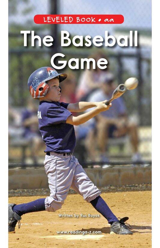 The Baseball Game绘本故事第2页