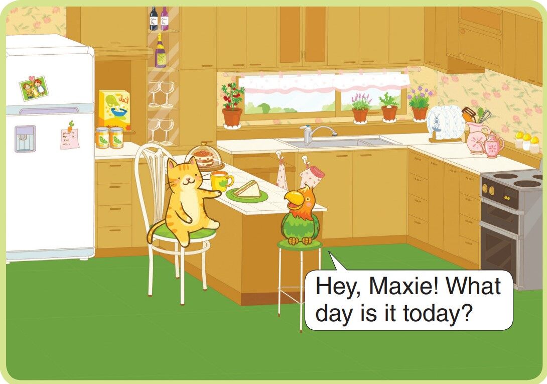 What Day Is It Today?绘本故事第4页