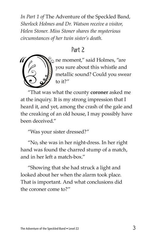The Adventure of the Speckled Band (Part 2)绘本故事第3页