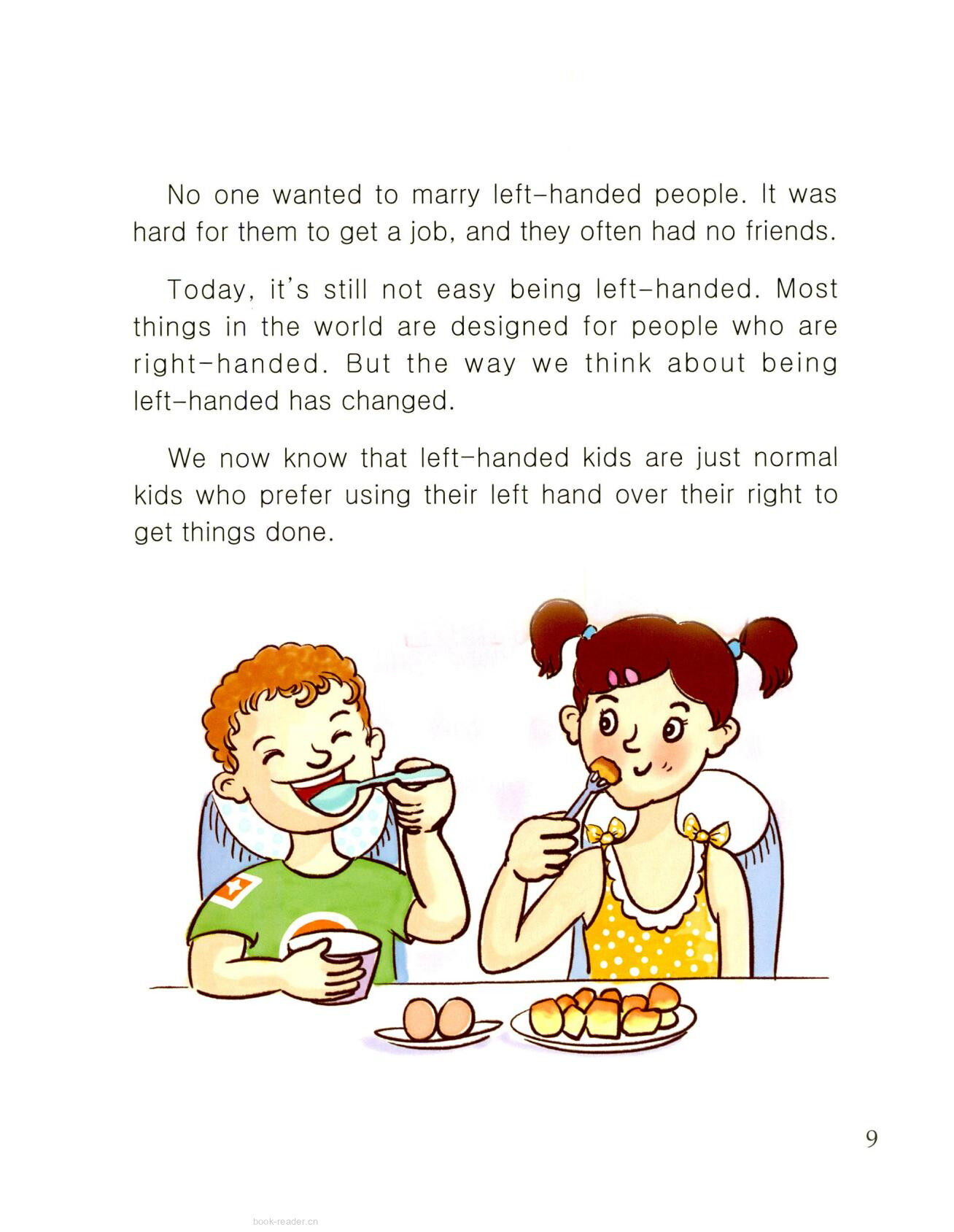 Which Hand Do You Use?绘本故事第3页