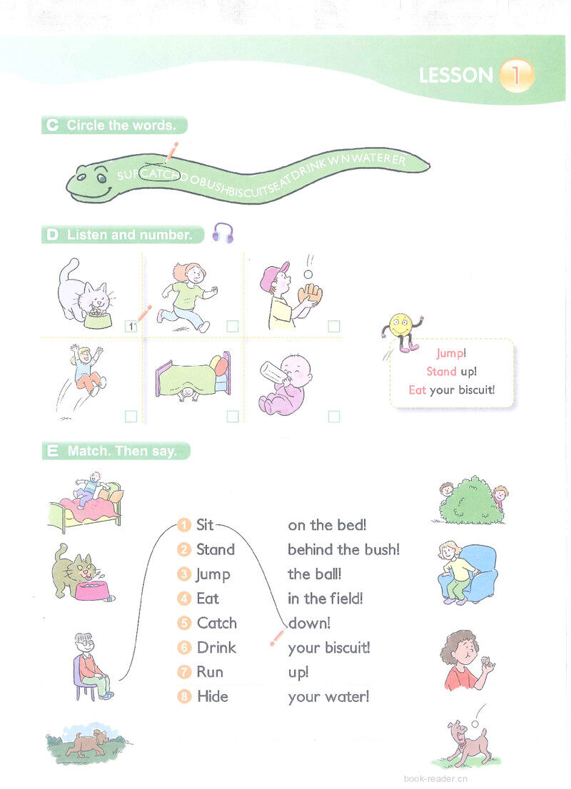 12 Hide behind the bush!绘本故事第3页