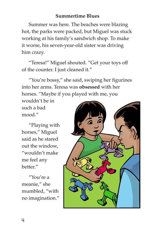 Sister Sleuth and the Silver Blaze绘本故事第3页