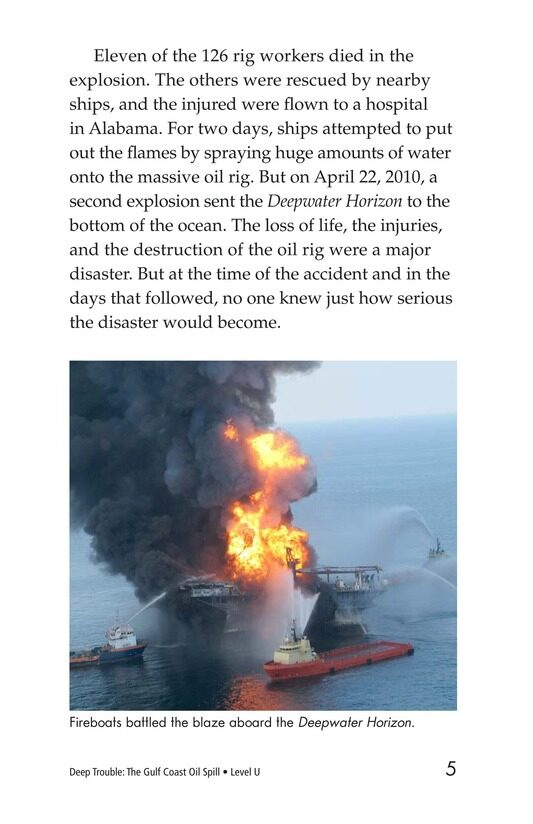 Deep Trouble The Gulf Coast Oil Spill绘本故事第4页