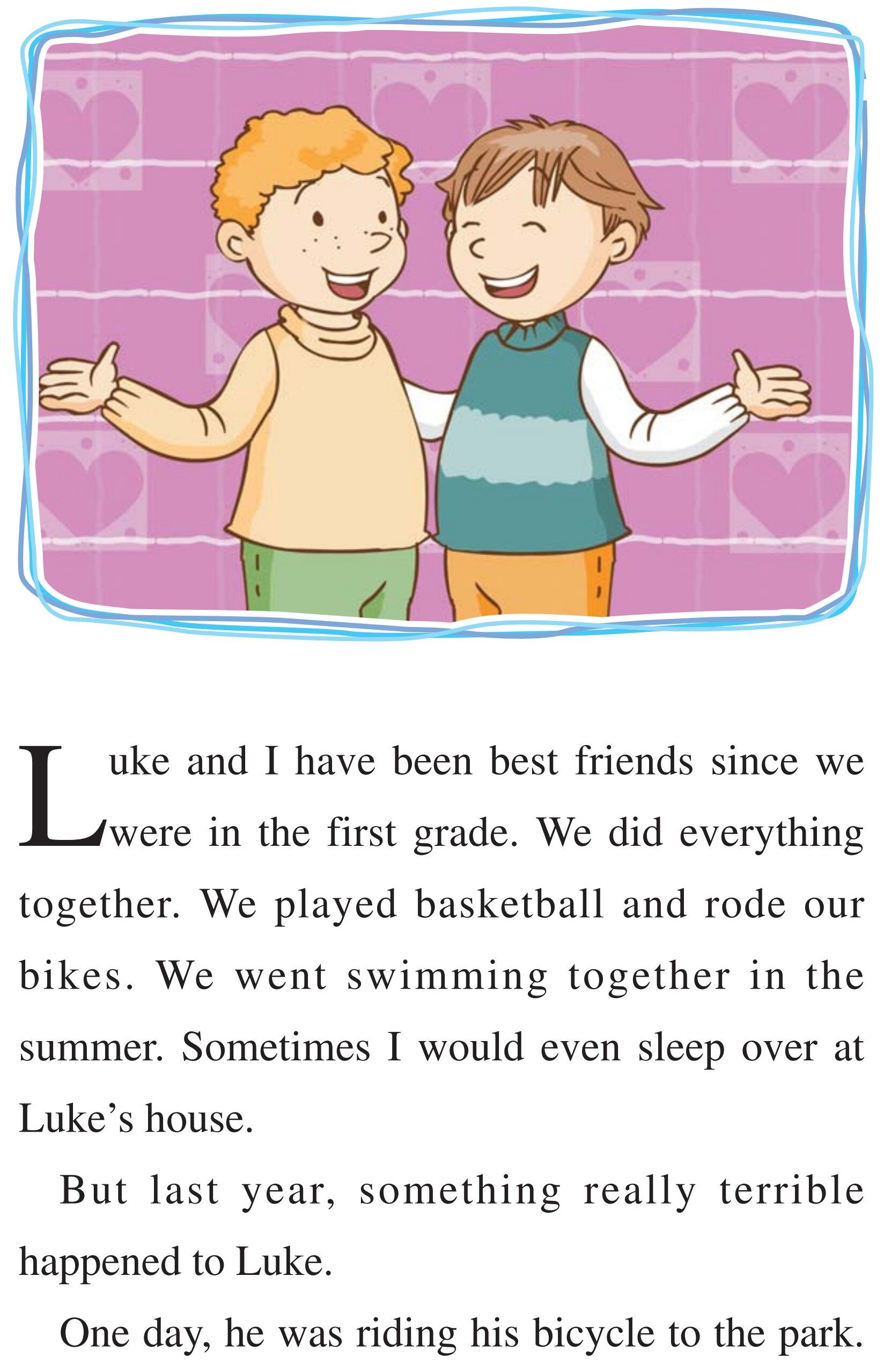 Playing with Luke绘本故事第2页