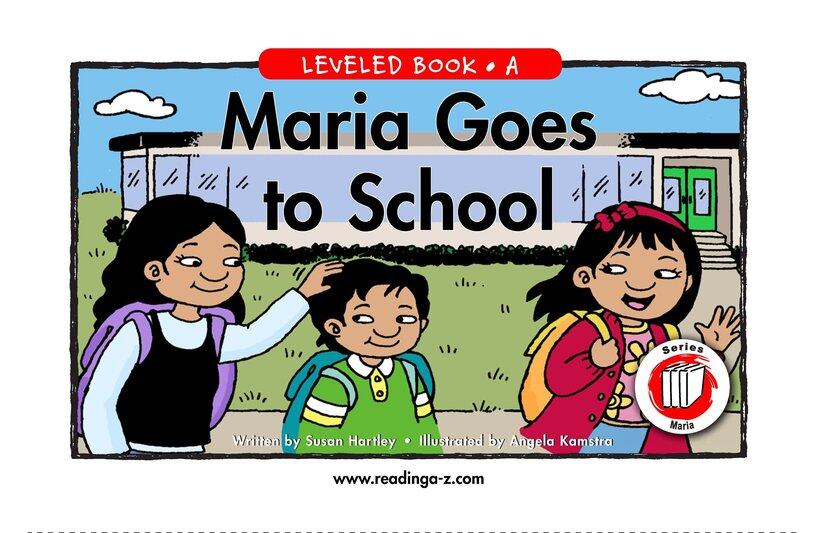 Maria Goes to School绘本故事第2页