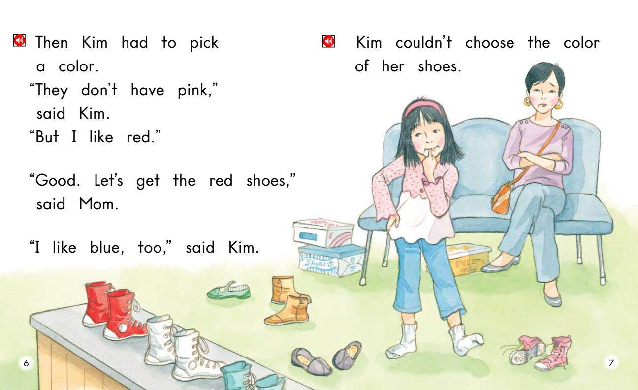 Kim's New Shoes绘本故事第5页