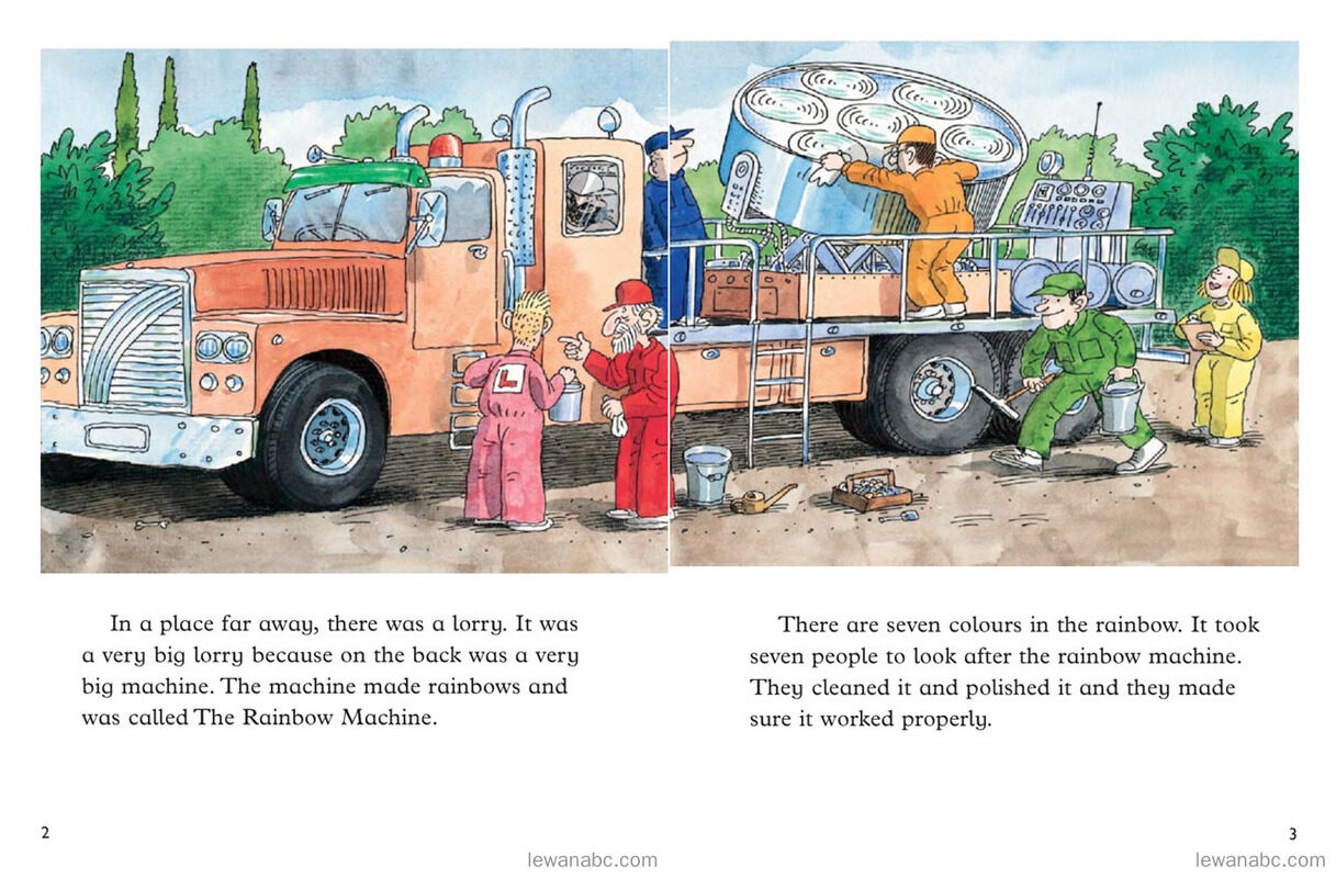 The Rainbow Machine绘本故事第4页