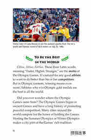 The Olympics Past and Present绘本故事第3页