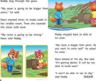 G1 Bey U5W2 The Foxes Build a Home绘本故事第5页
