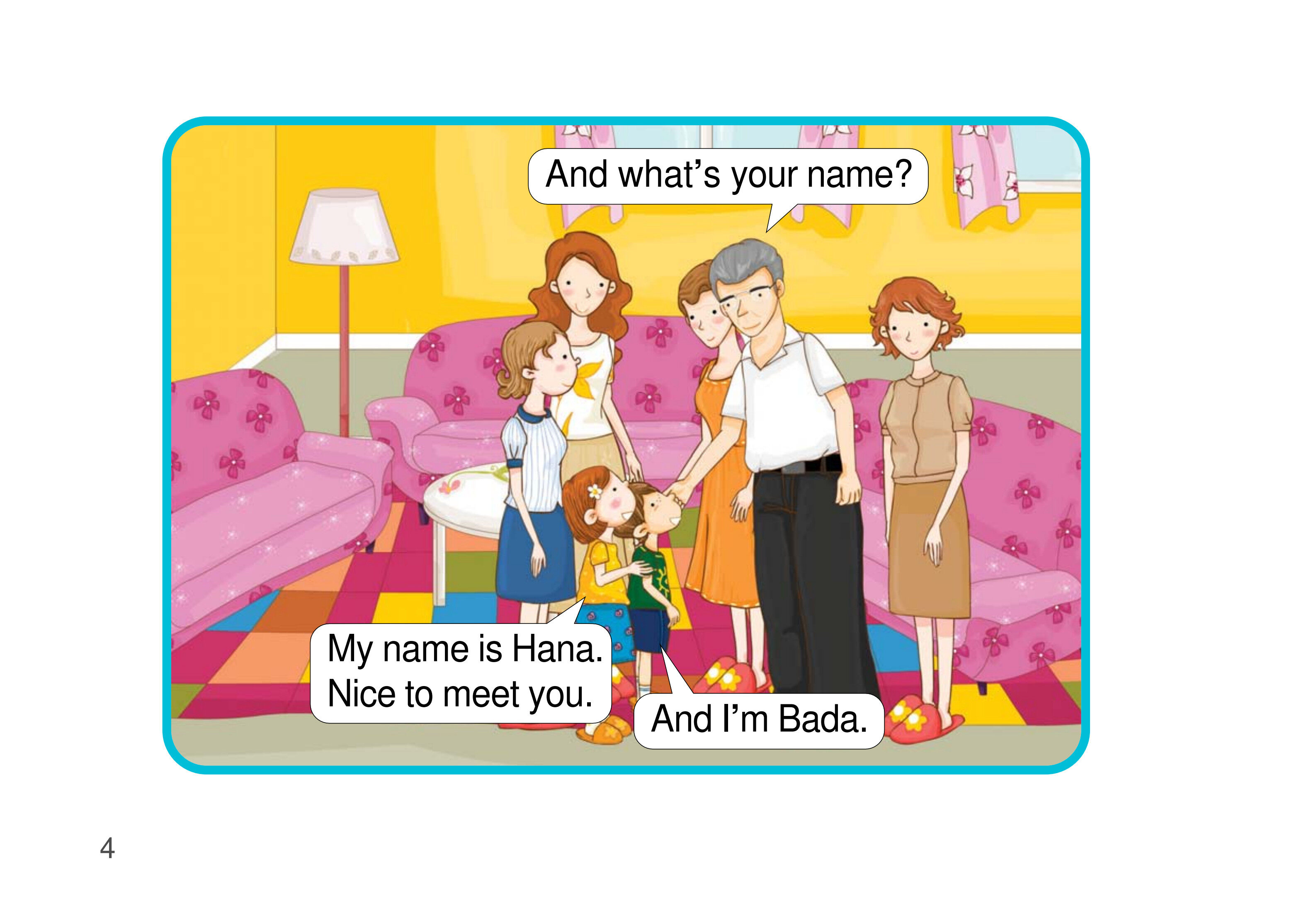 Meeting the Wedding Guests绘本故事第5页