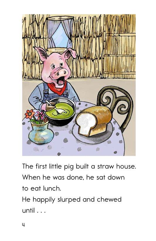 The Three Little Pigs绘本故事第4页