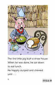 The Three Little Pigs绘本故事第4页