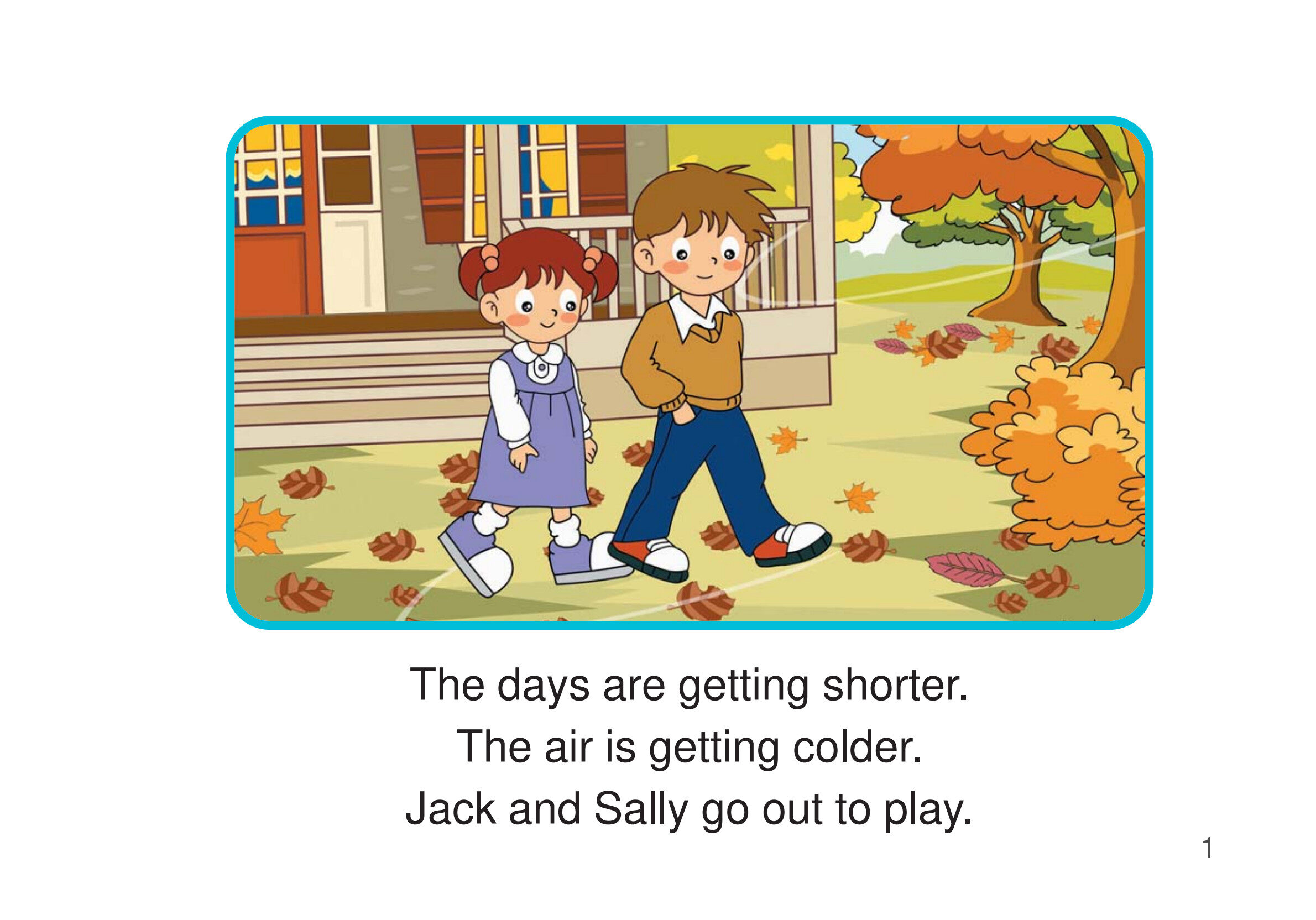 One Fall Day绘本故事第3页