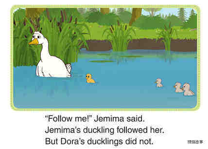 Jemima Takes Care of the Ducklings 4_One Perfect Duckling绘本故事第3页