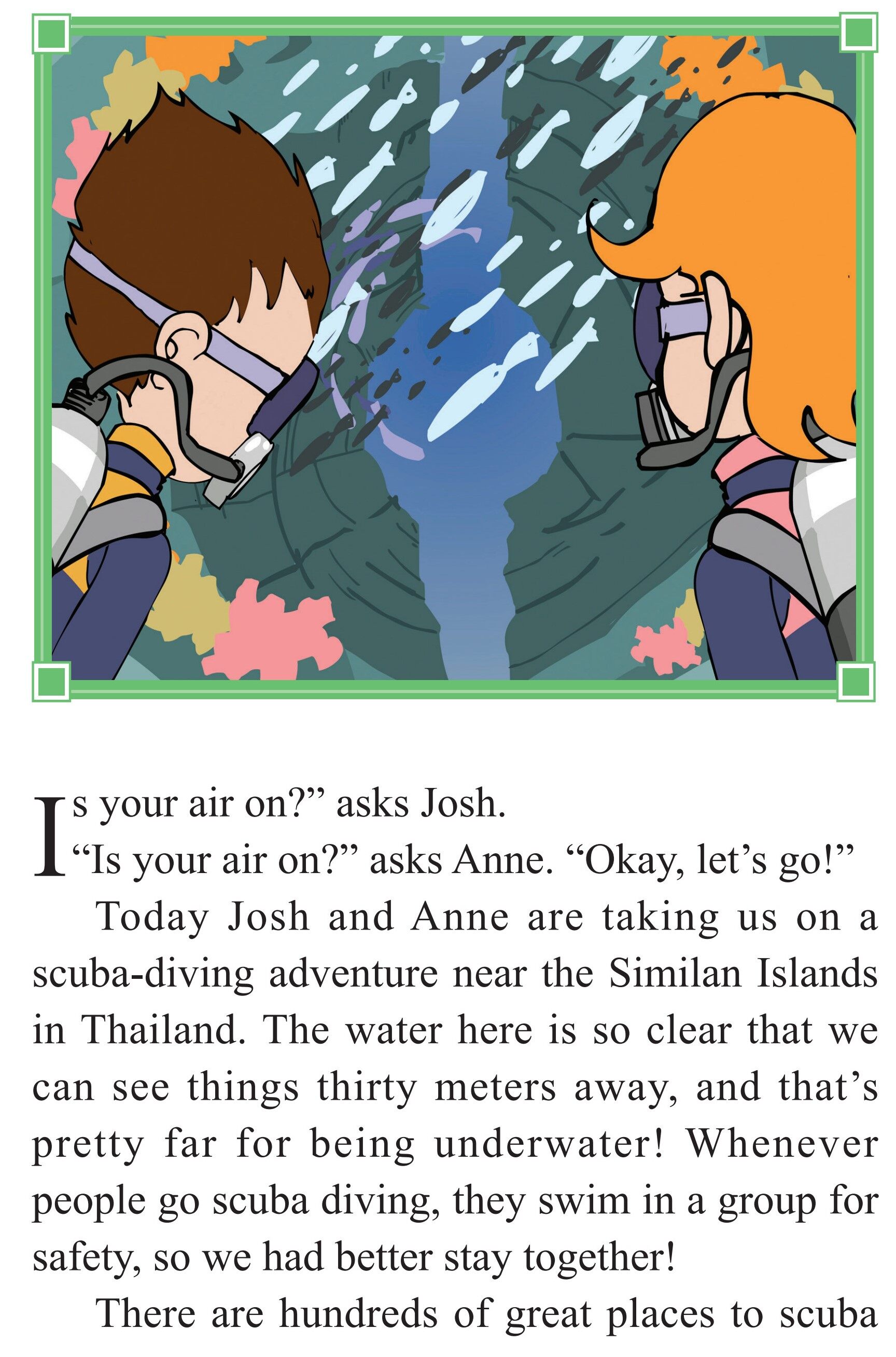 Scuba Adventure绘本故事第3页