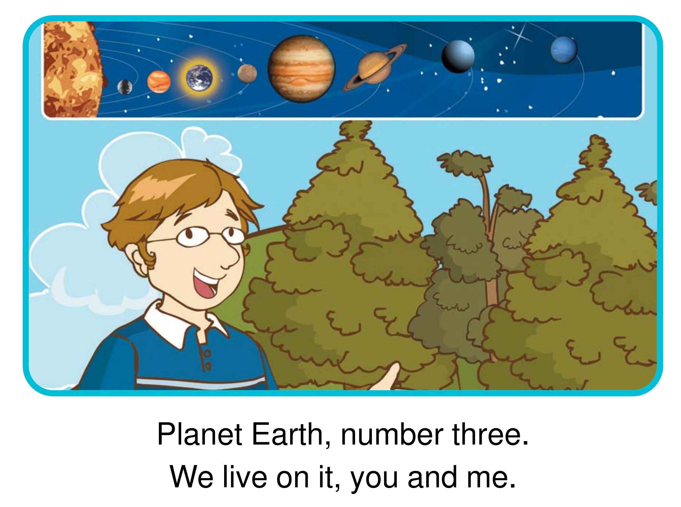 The Solar System绘本故事第4页