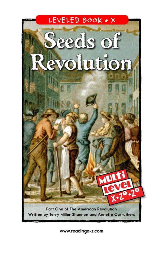 Seeds of Revolution绘本故事第2页