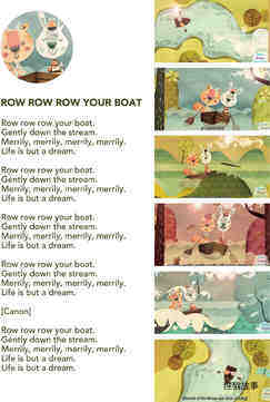 Row Row Row Your Boat绘本故事第2页