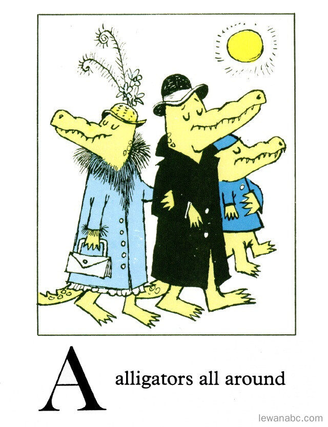 (33周)Alligators All Around An Alphabet绘本故事第3页