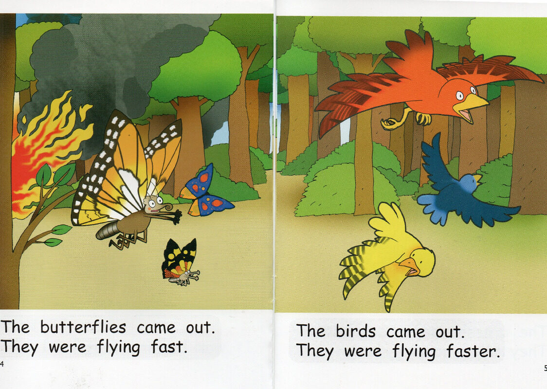 a forest fire绘本故事第4页