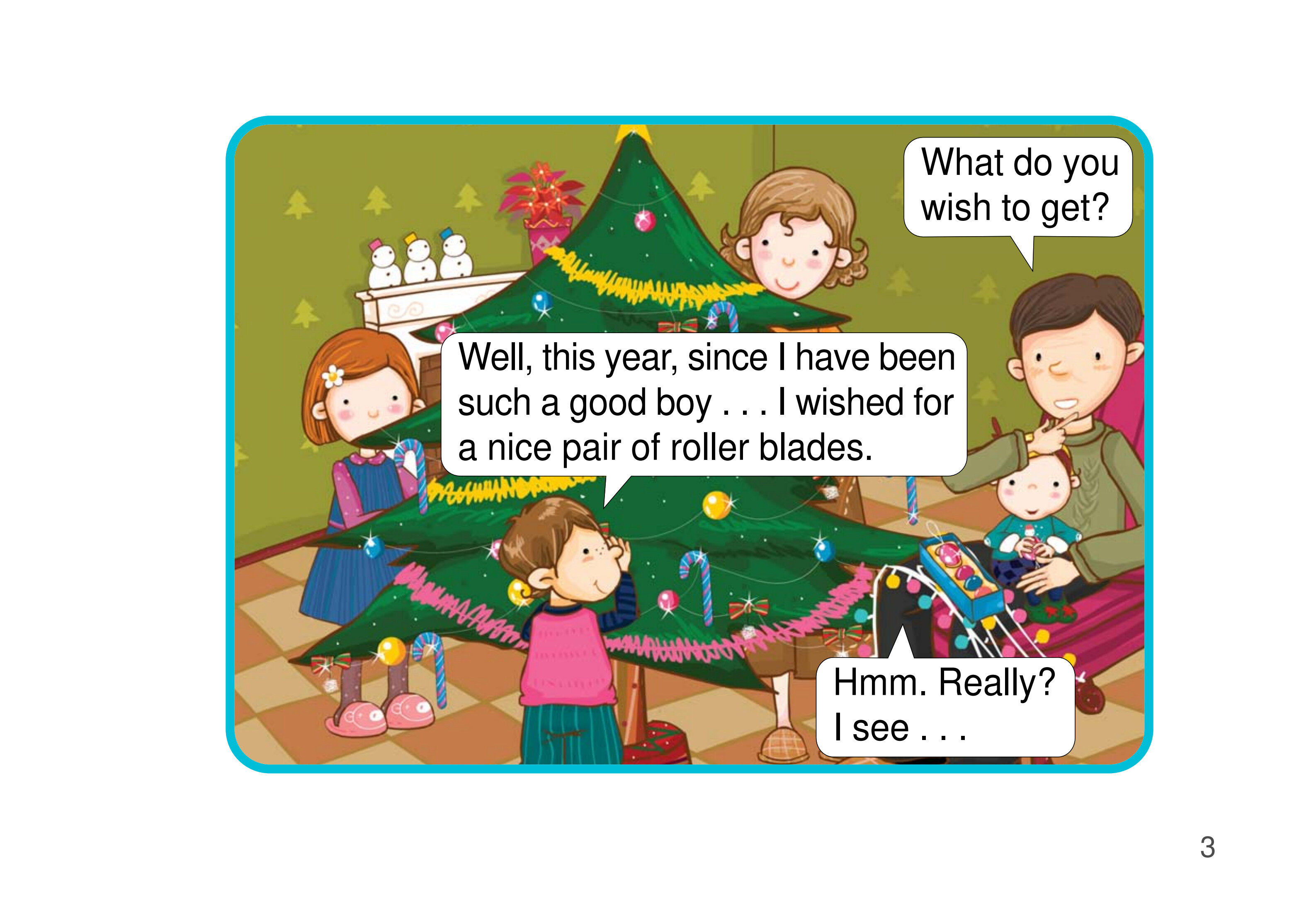 Welcome, Santa!绘本故事第4页