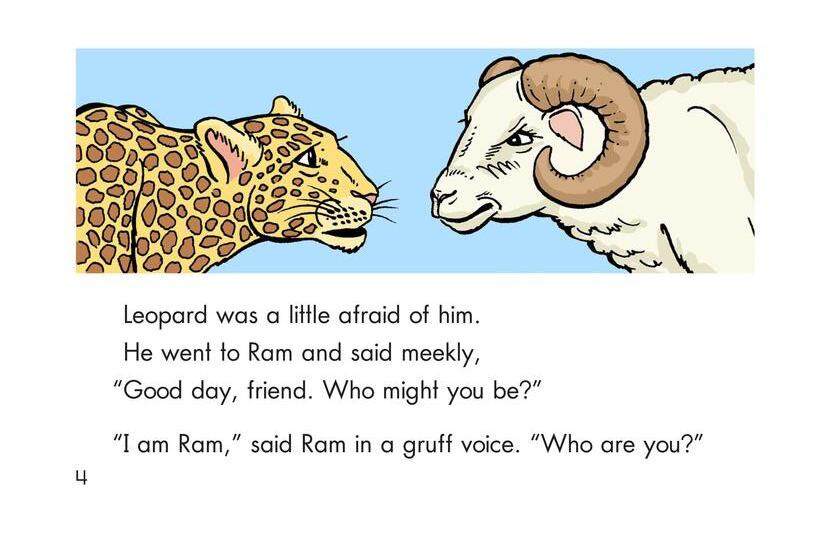Leopard,Ram,and Jackal绘本故事第4页