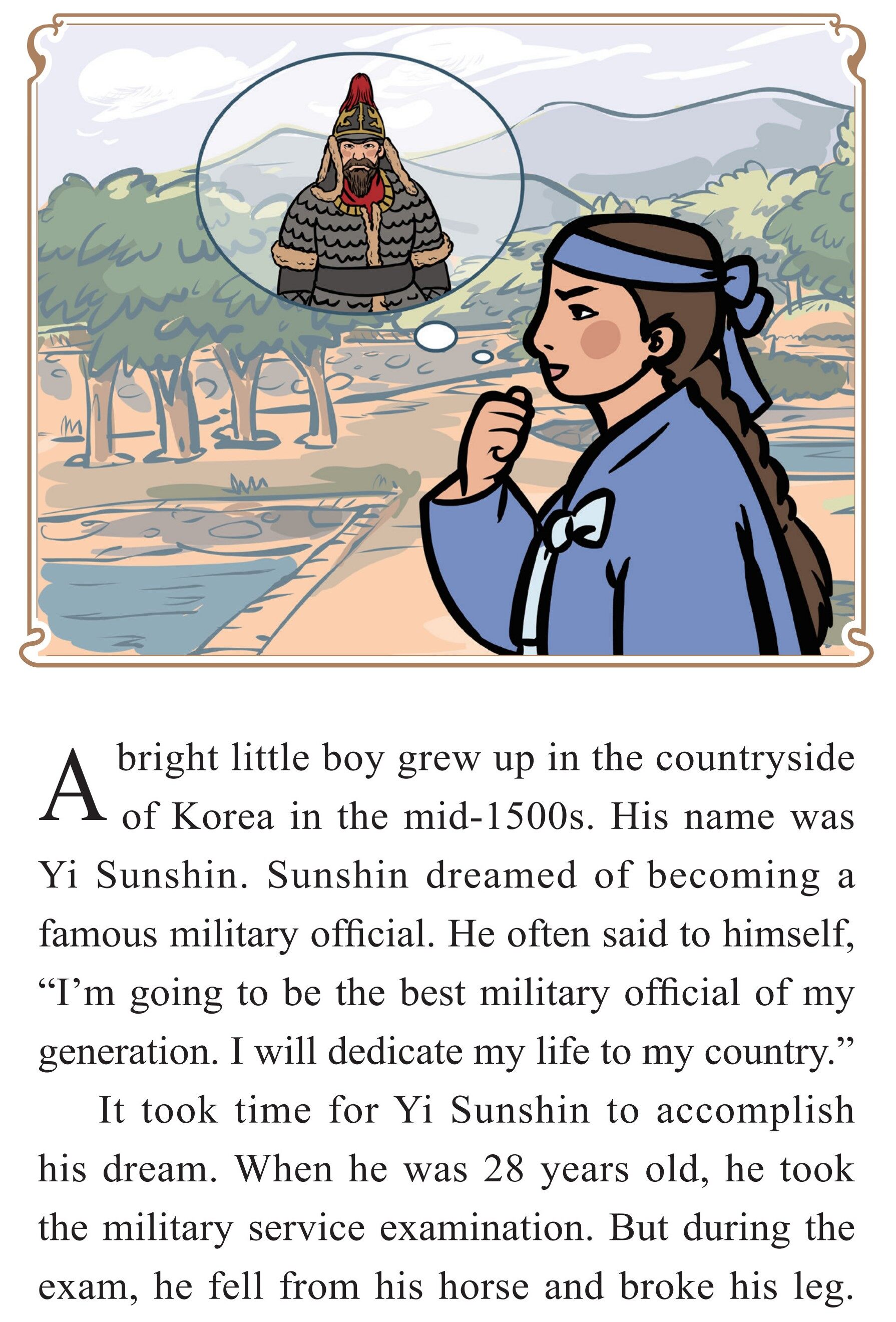 The Great Admiral Yi Sunshin and His Turtle Ship绘本故事第3页