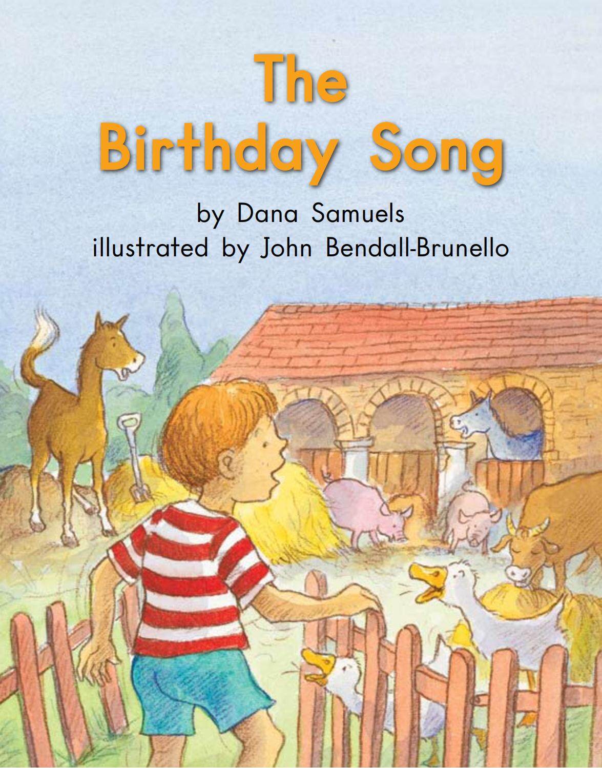 The Birthday Song绘本故事第2页