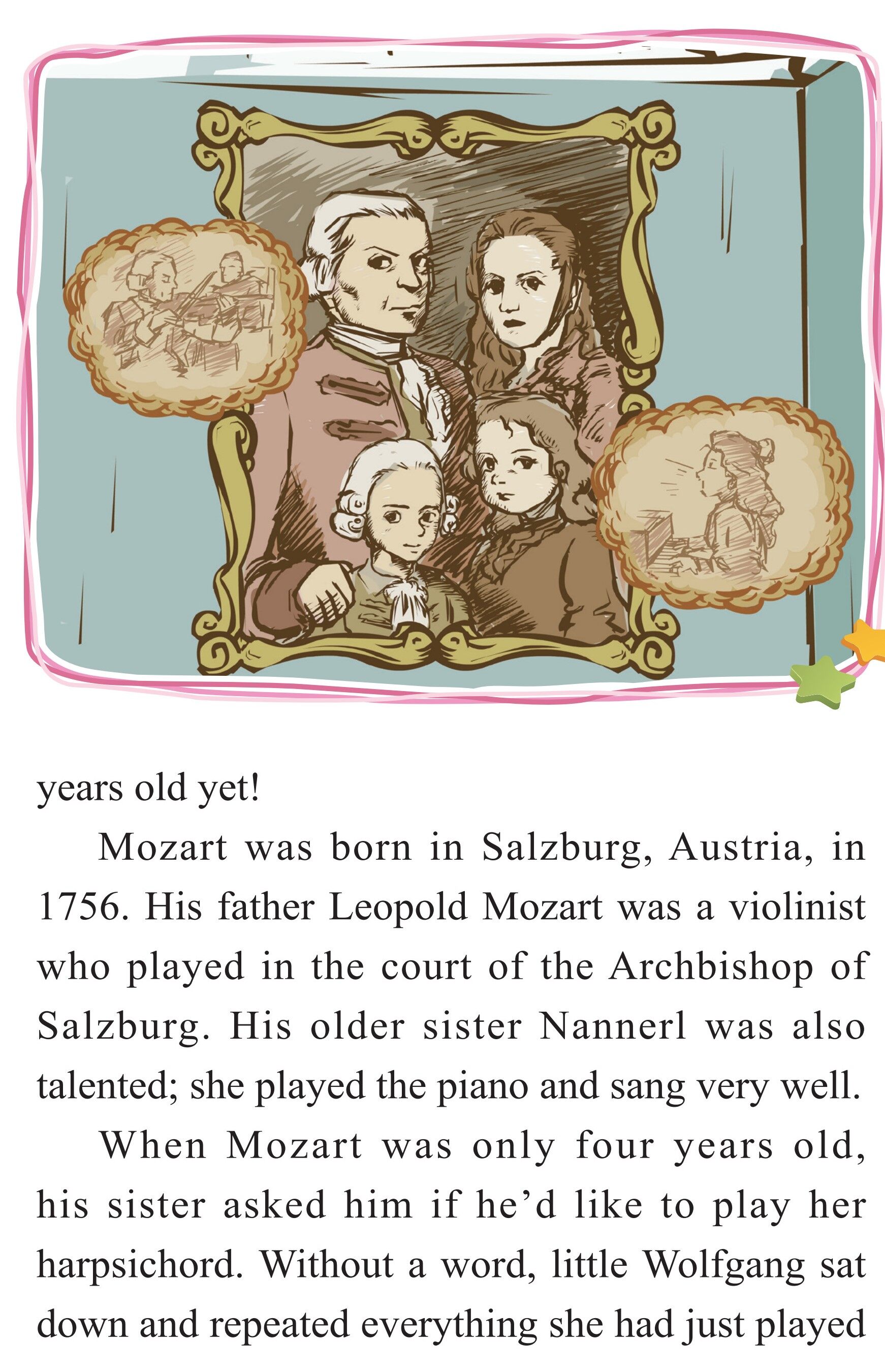 Mozart：A Little Genius on the Harpsichord绘本故事第4页