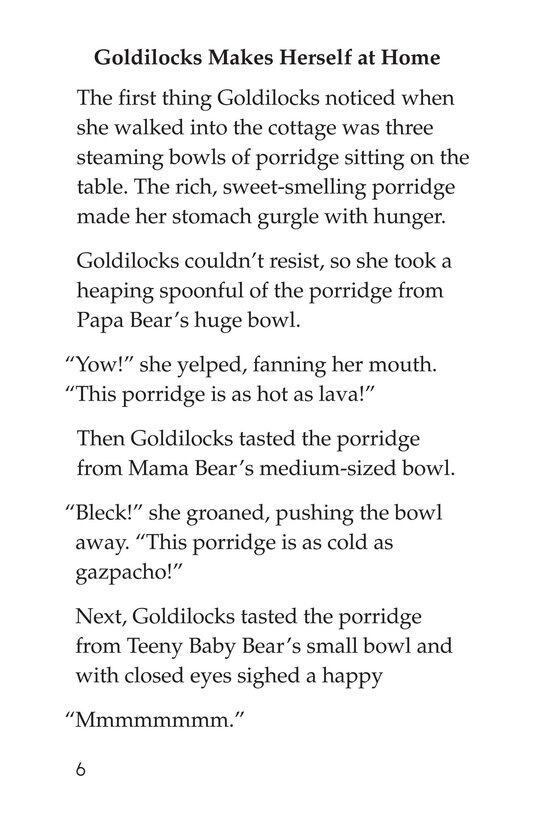 Goldilocks and the Three Bears绘本故事第5页